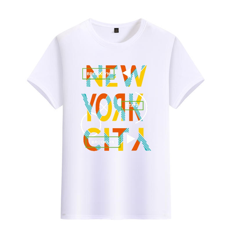 Men's Black Round-Neck Short-S - Street Fashion In New York ulasan dan harga