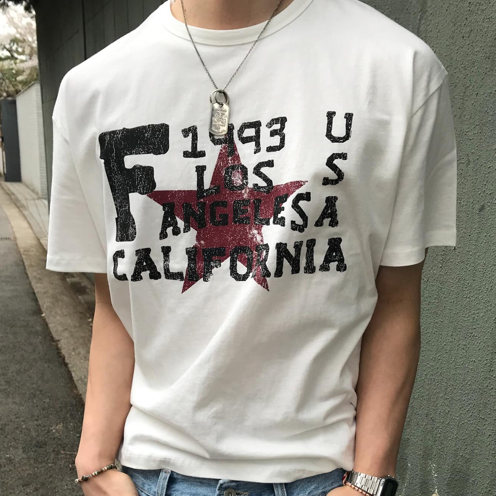 California Print Casual New Me - Street Fashion California ulasan dan harga