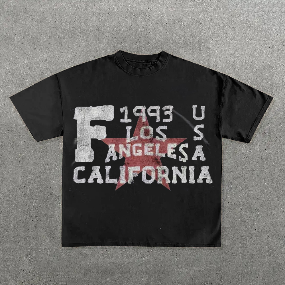 California Print Casual New Me - Street Fashion California ulasan dan harga