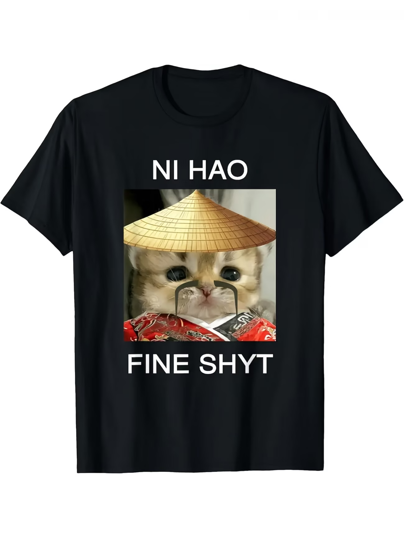 Funny Gen Z Meme Ni Hao Fine H - Street Fashion Gen Z ulasan dan harga