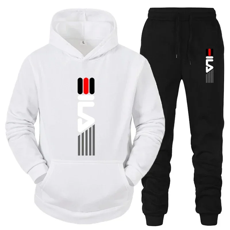 Men's Tracksuit Hooded Sweatsh - Street Fashion Male ulasan dan harga