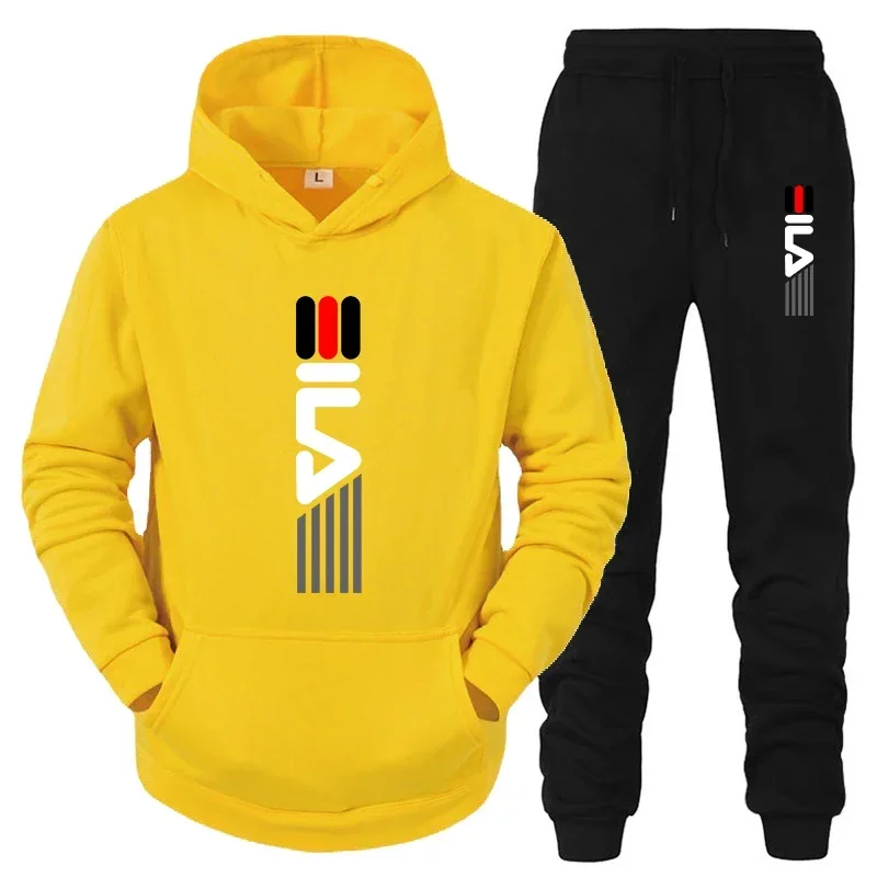 Men's Tracksuit Hooded Sweatsh - Street Fashion Male ulasan dan harga