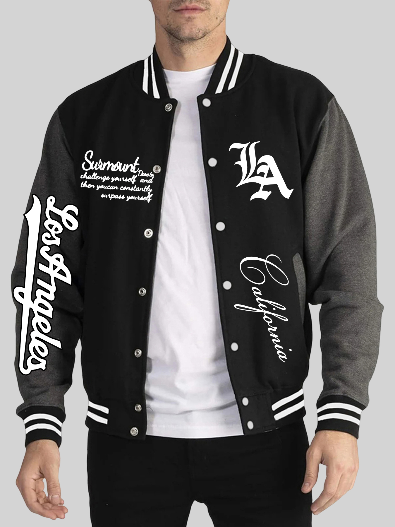 California Art Letter Printed  - Street Fashion California ulasan dan harga