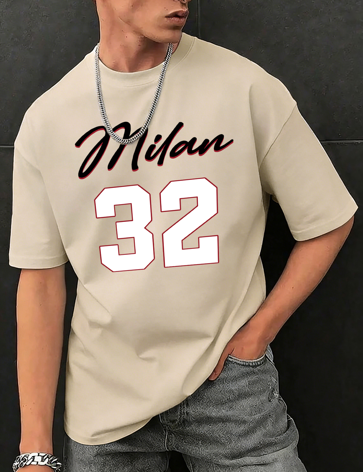Milan Number 32 Creative Print - Street Fashion Of Milan ulasan dan harga