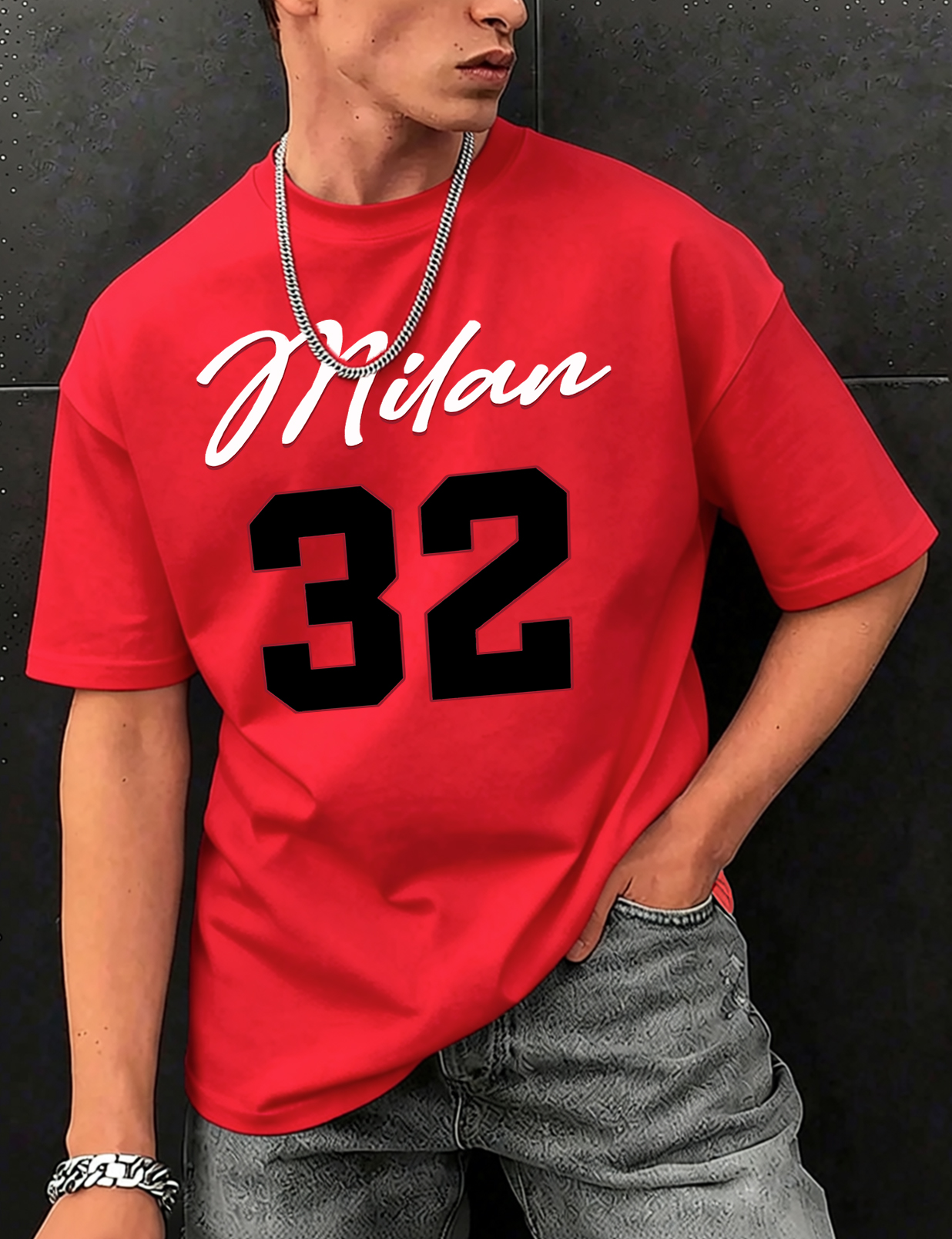 Milan Number 32 Creative Print - Street Fashion Of Milan ulasan dan harga
