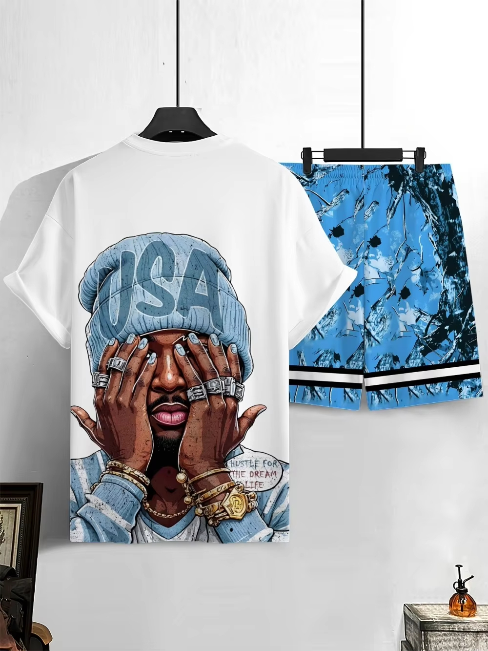 Men's Summer New USA Letter Pa - Street Fashion News ulasan dan harga