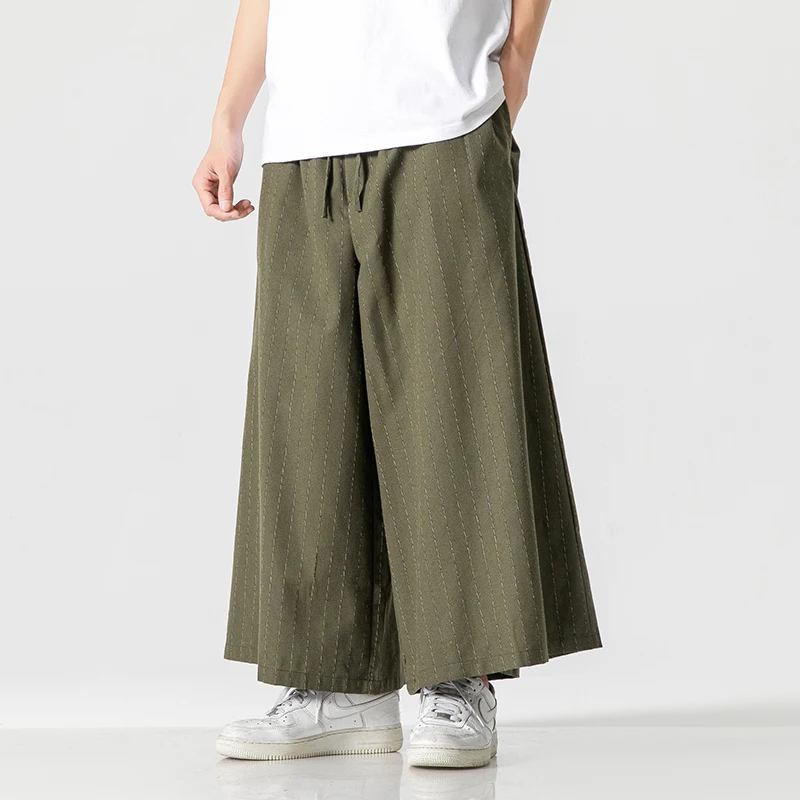 Men Korean Fahions Wide Leg Pa - Street Fashion Korea ulasan dan harga