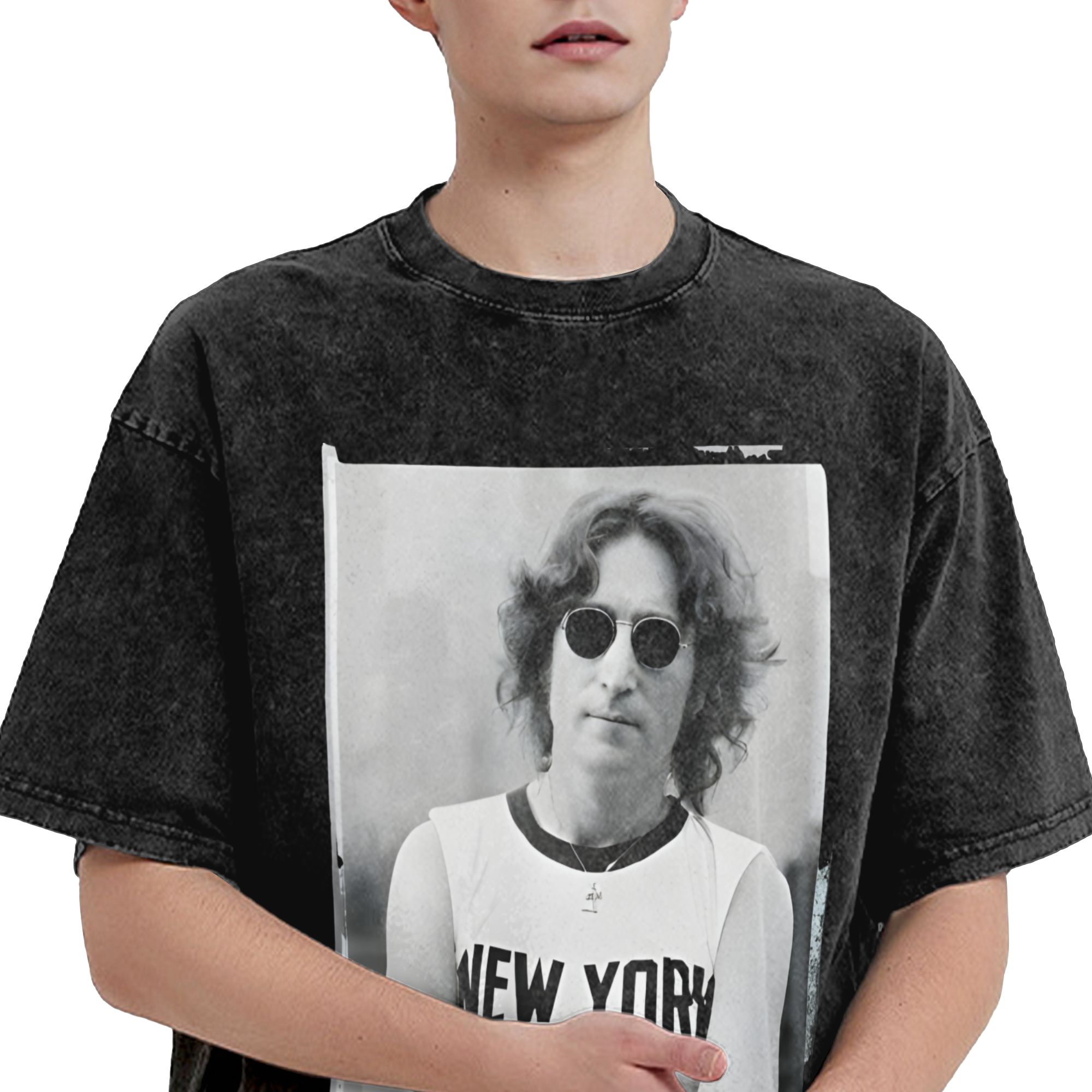 Harajuku Washed Shirt John Len - Street Fashion In New York ulasan dan harga
