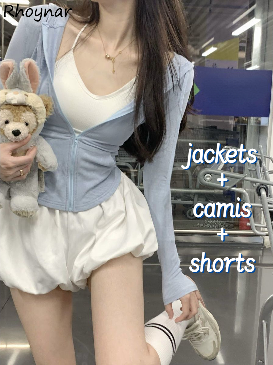 3 Pcs Sets Women Summer Sunscr - Street Fashion Korean ulasan dan harga