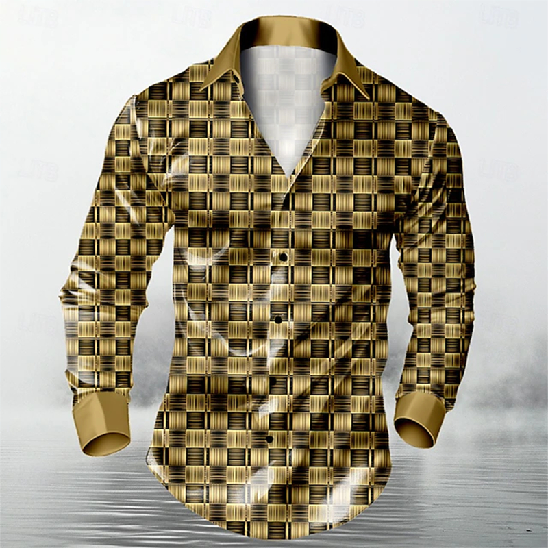 2026 Men's Long Sleeve Shirt C - Street Fashion Events ulasan dan harga