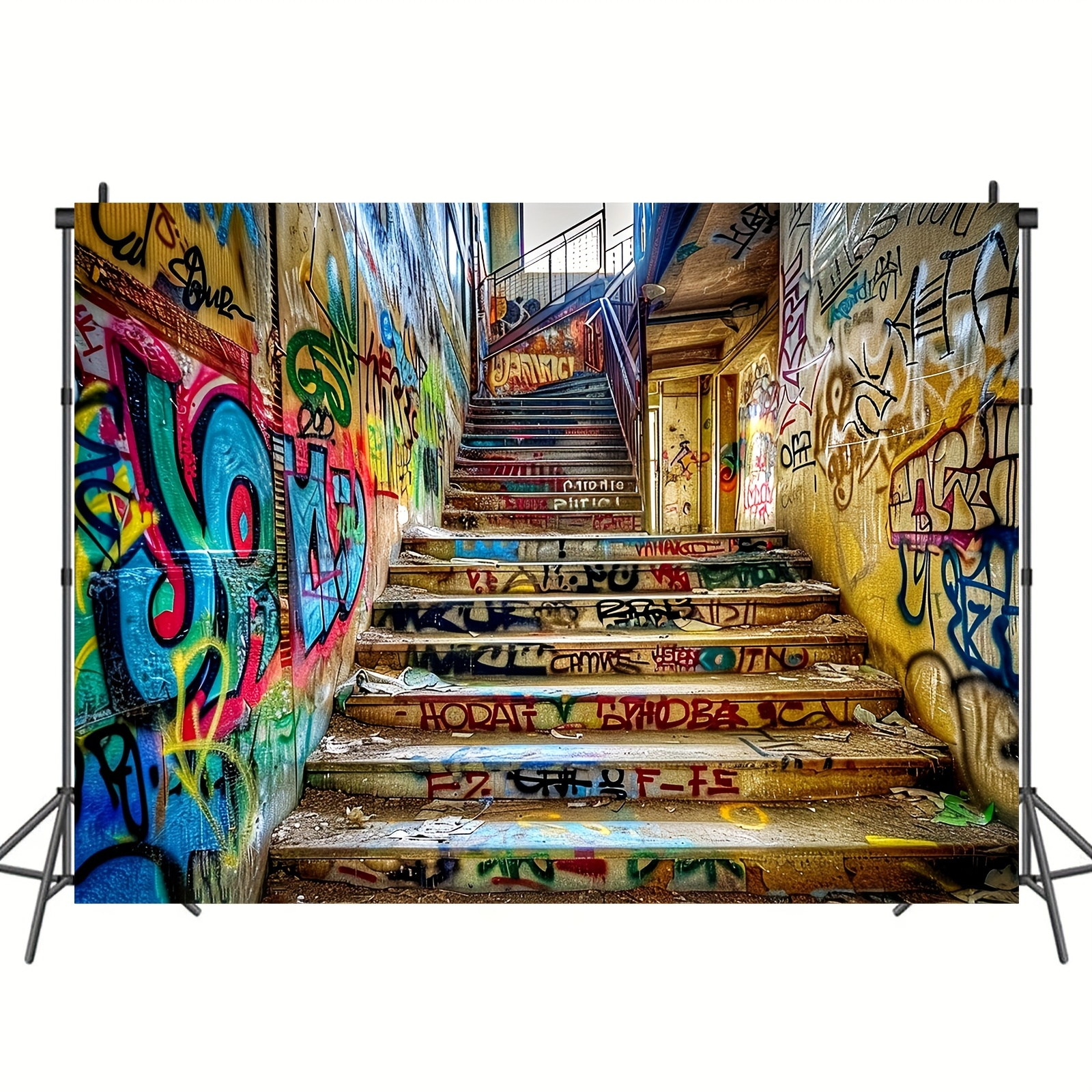 Vibrant urban street graffiti  - Street Fashion Events ulasan dan harga