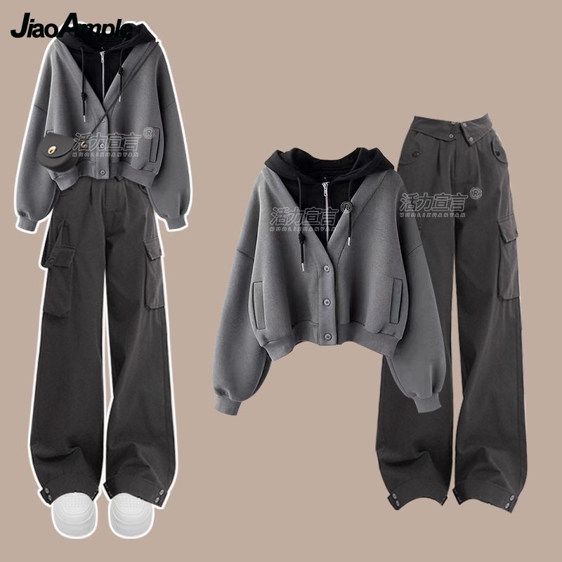 Women's Spring Autumn New Trac - Street Fashion Korean ulasan dan harga