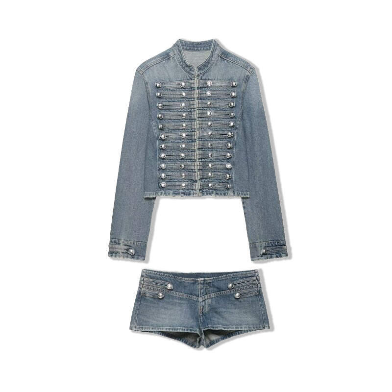 2026 New Women Denim 2 Piece S - Street Fashion News ulasan dan harga