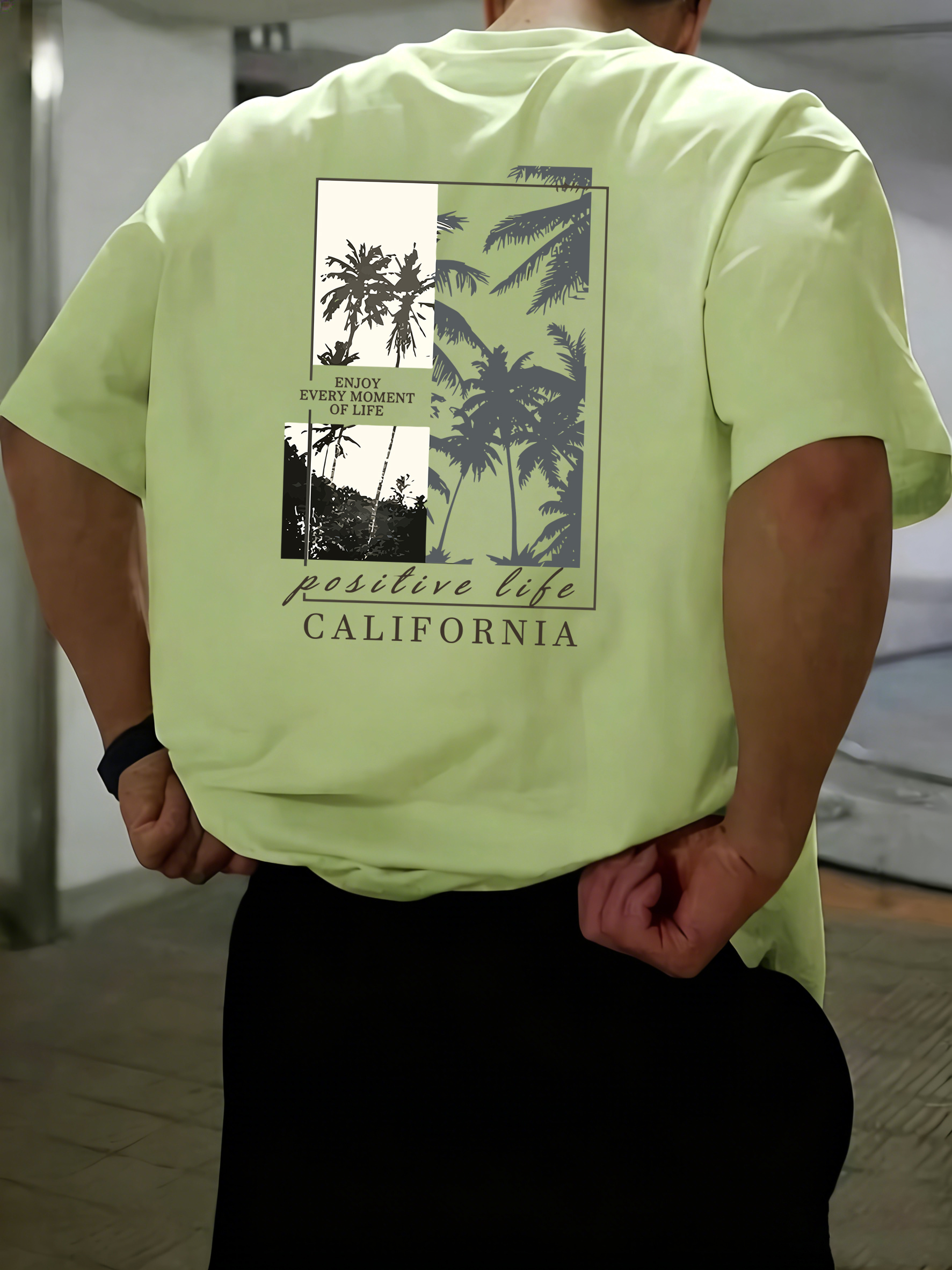 California Positive Life Print - Street Fashion California ulasan dan harga
