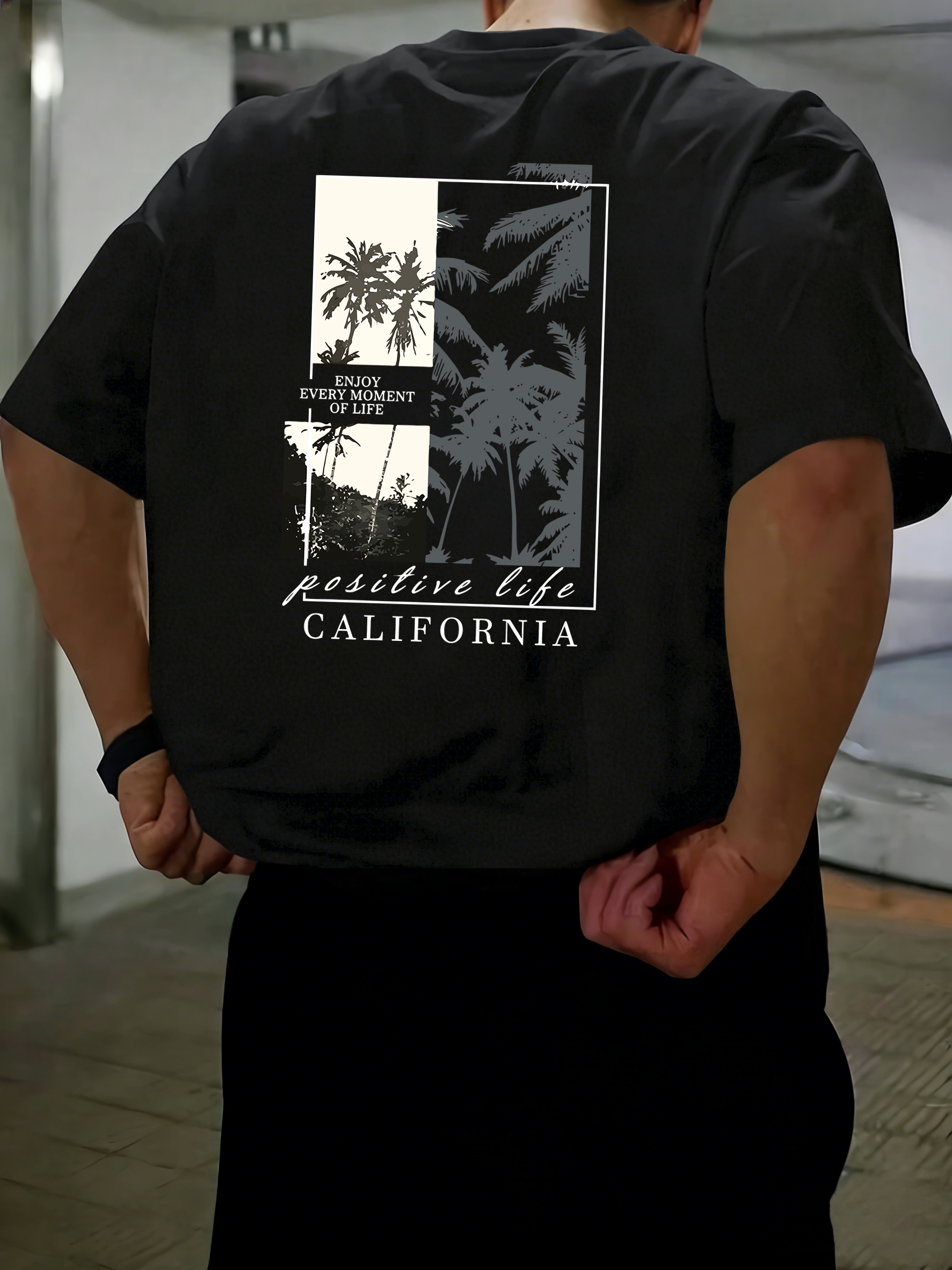 California Positive Life Print - Street Fashion California ulasan dan harga