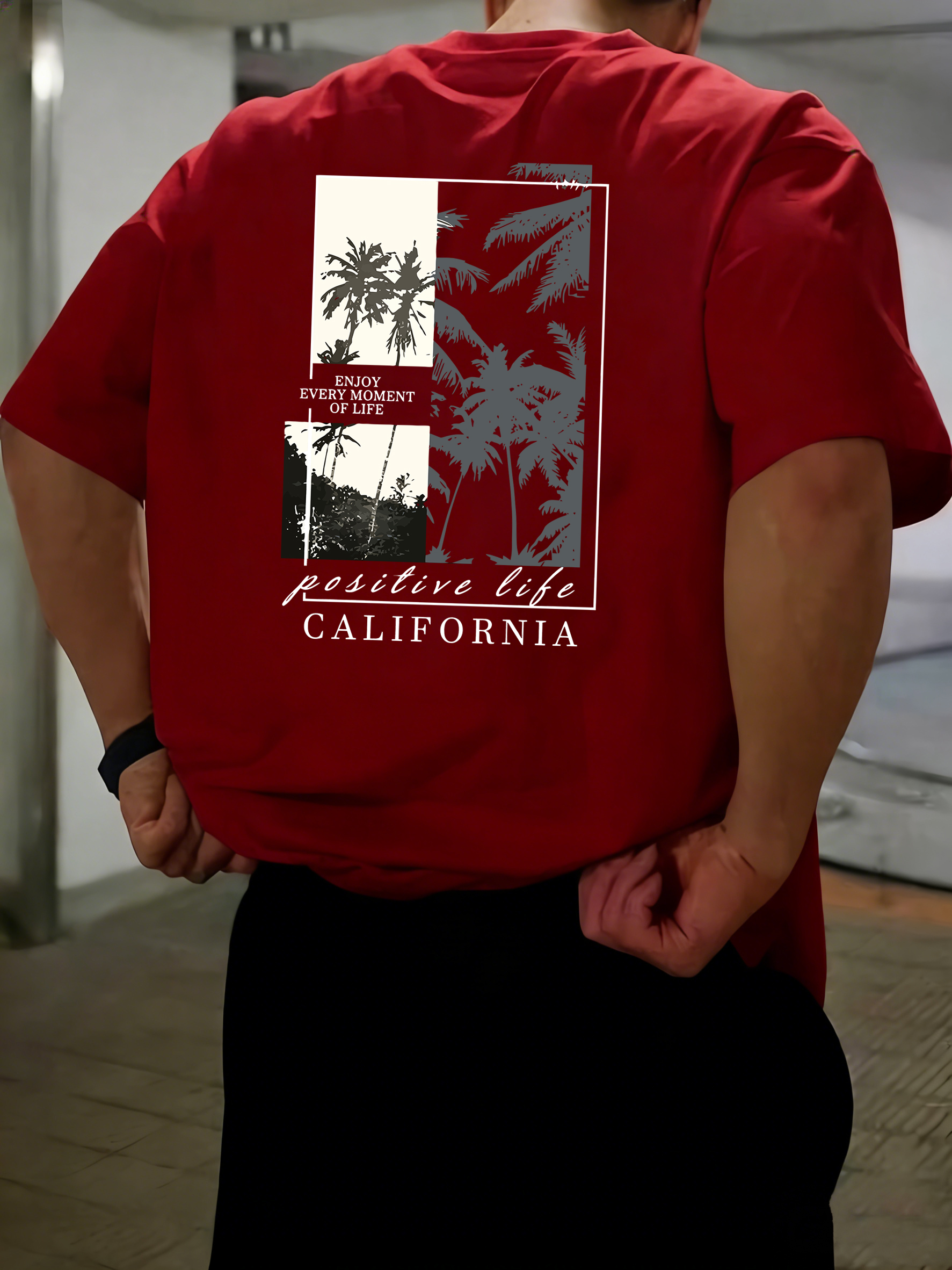 California Positive Life Print - Street Fashion California ulasan dan harga