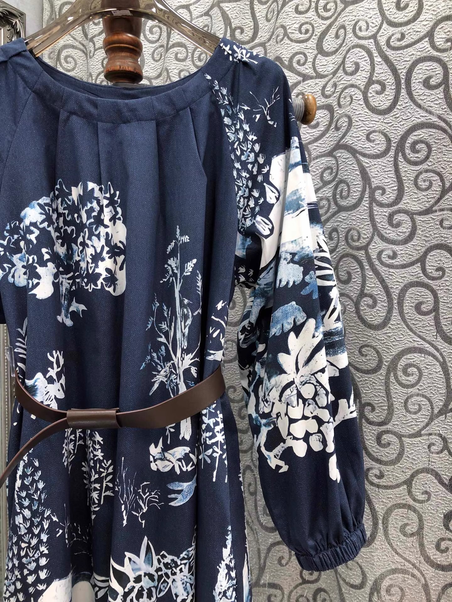 Vintage Print Dress 2025 Autum - Street Fashion Events ulasan dan harga