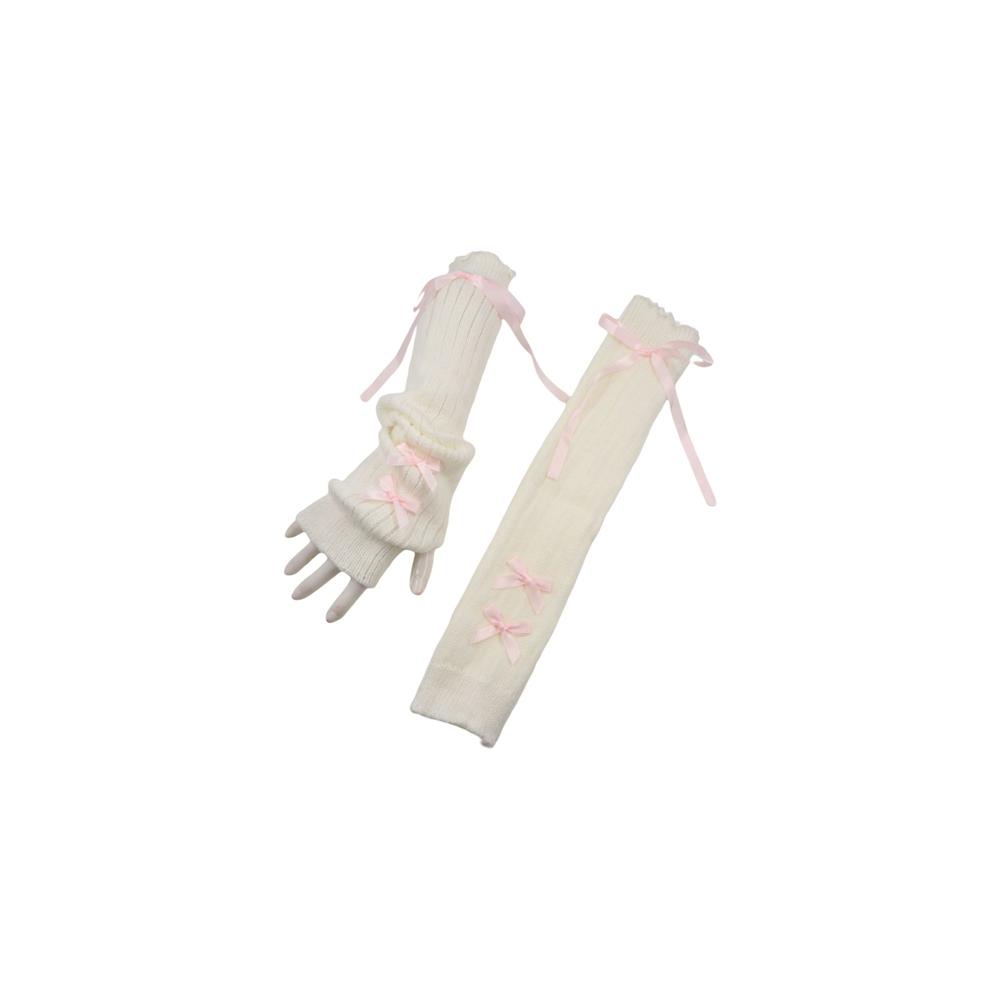 Streetwear Elastic Knitted Bow - Street Fashion Korea ulasan dan harga