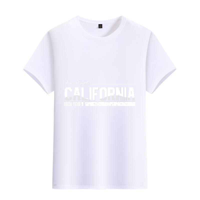 Men's Black Round-Neck Short-S - Street Fashion California ulasan dan harga