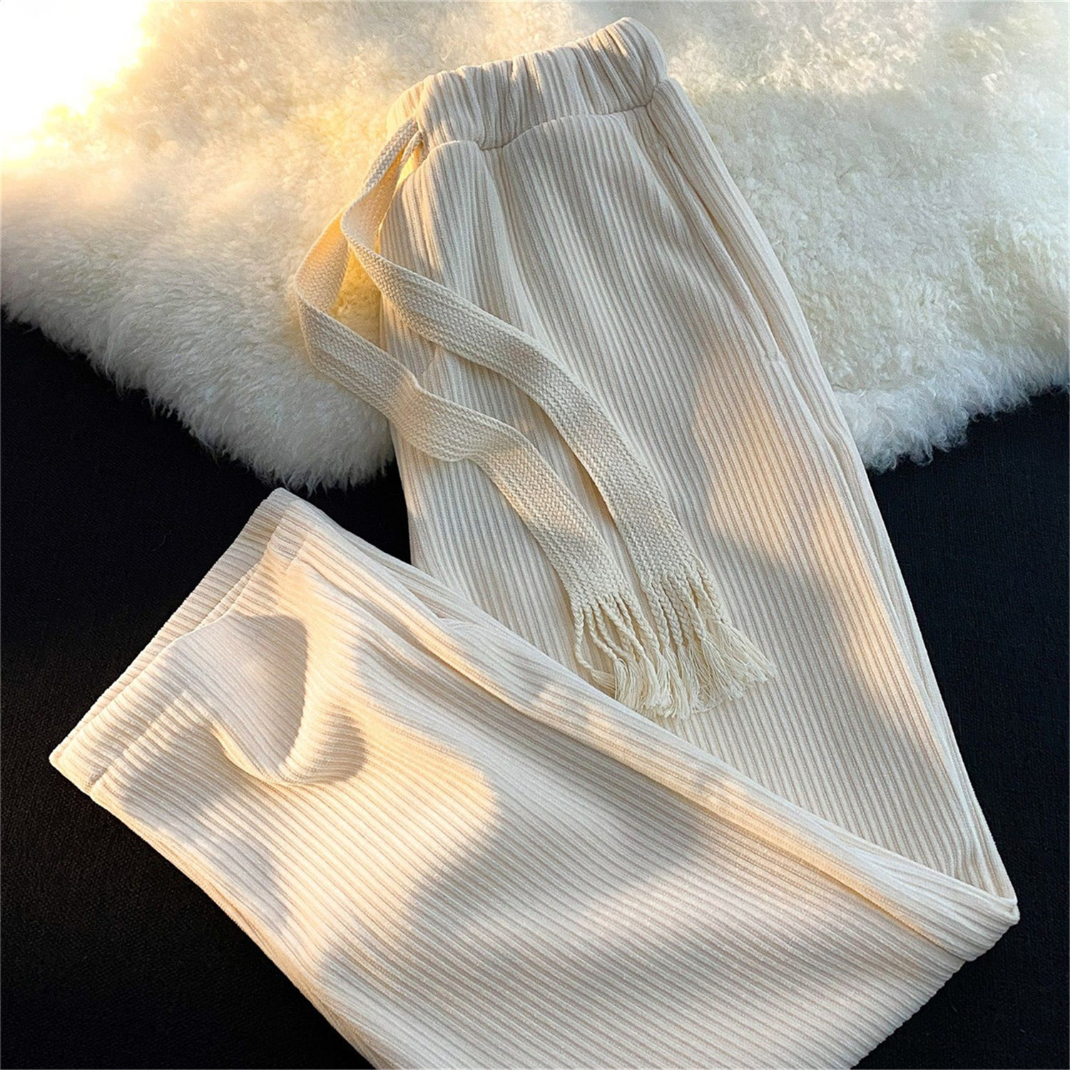 Fashion Solid Men's Pants Retr - Street Fashion Korea ulasan dan harga