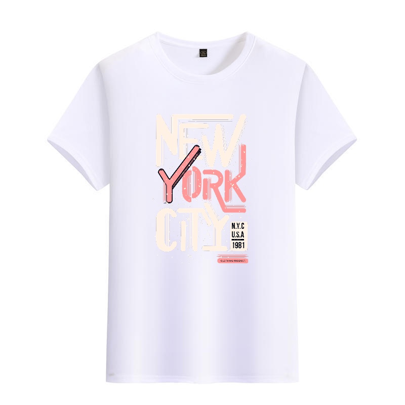 Men's Black Round-Neck Short-S - Street Fashion In New York ulasan dan harga