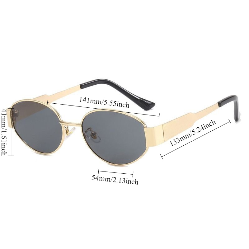 Sunglasses Fashion Oval Sungla - Street Fashion Korean ulasan dan harga