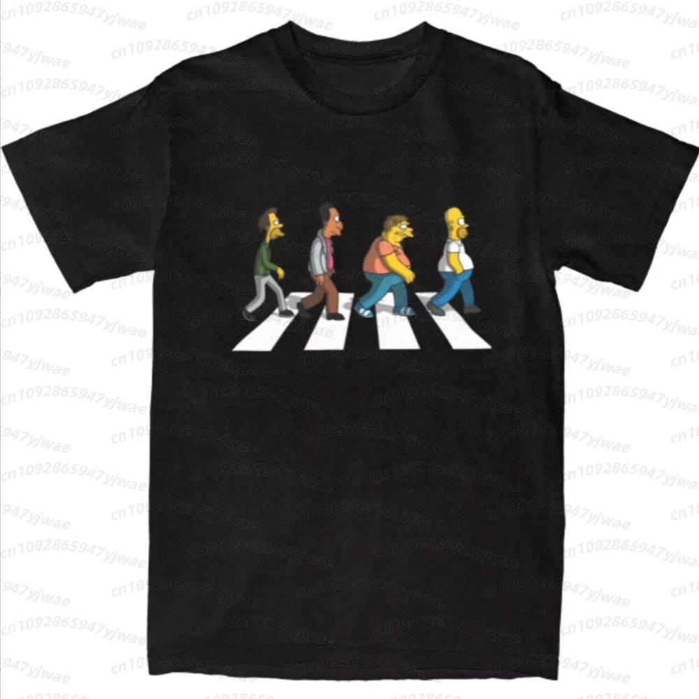 2026 men Simpsons Dad Sidewalk - Street Fashion Male ulasan dan harga
