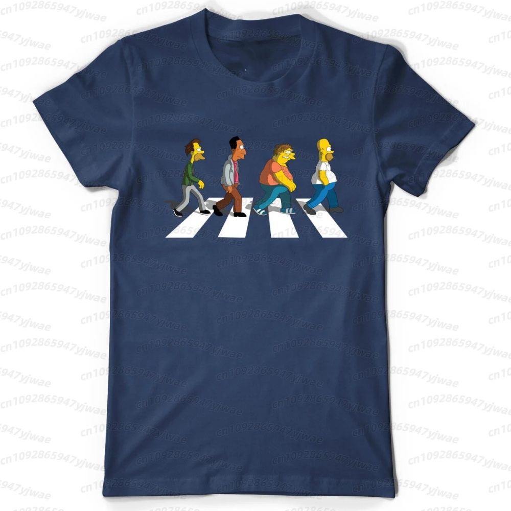 2026 men Simpsons Dad Sidewalk - Street Fashion Male ulasan dan harga