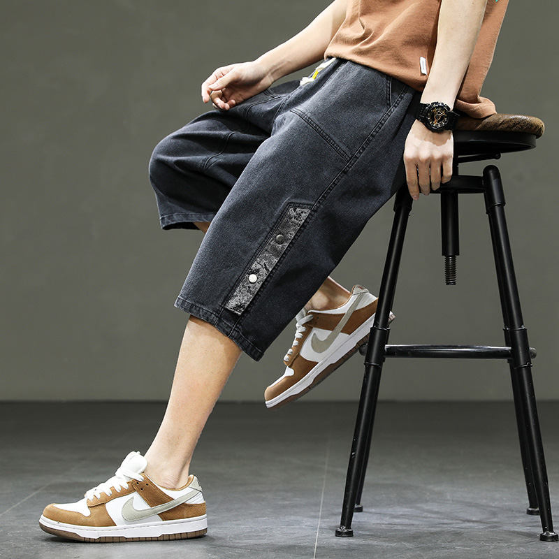 Korean Style Men's Long Shorts - Street Fashion Korea ulasan dan harga