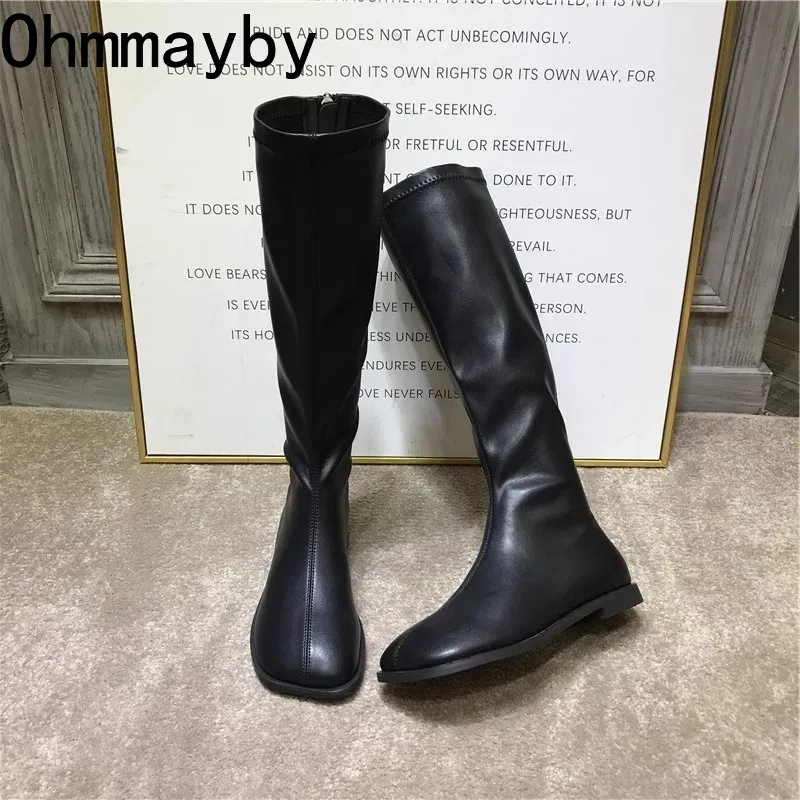 Street Style Stretch Women Kne - Street Fashion Korean ulasan dan harga