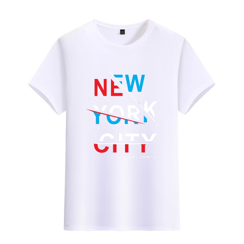 Men's Black Round-Neck Short-S - Street Fashion In New York ulasan dan harga