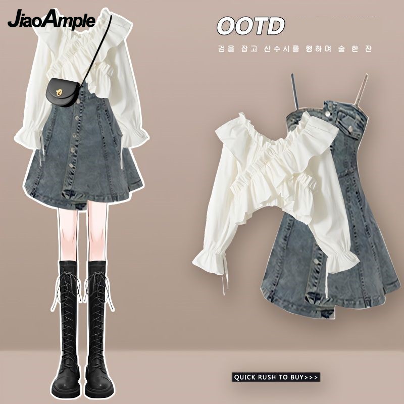 Women's Dress Set 2026 Spring  - Street Fashion Korean ulasan dan harga