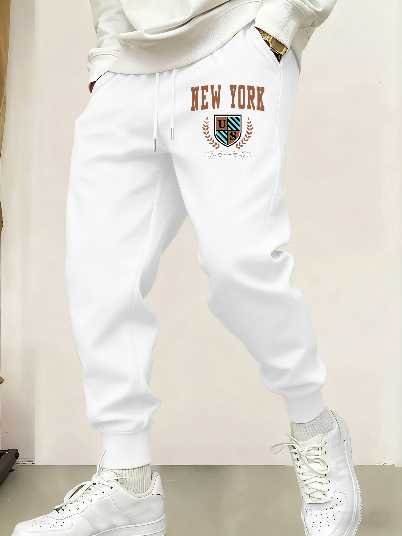 New York Usa Print Mens Sweatp - Street Fashion In New York ulasan dan harga