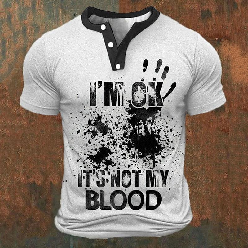 Funny 3D Letter Print Men's He - Street Fashion Male ulasan dan harga