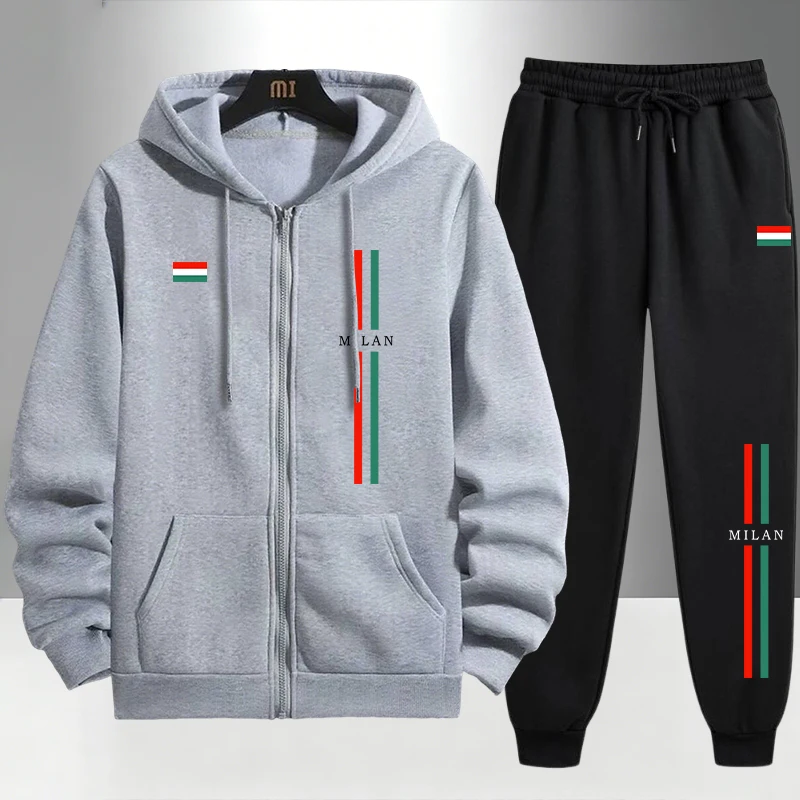2026 Italy Printed Men's Set Z - Street Fashion Male ulasan dan harga
