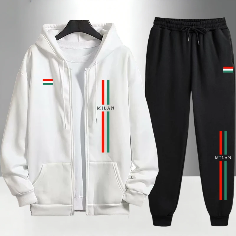 2026 Italy Printed Men's Set Z - Street Fashion Male ulasan dan harga