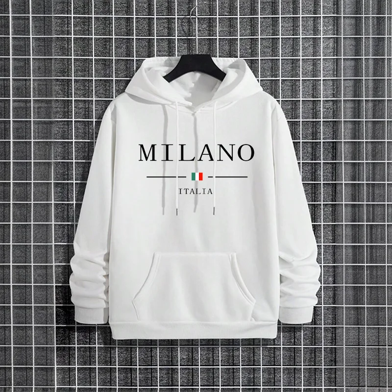 Italy Milan Fashion Men's Hood - Street Fashion Of Milan ulasan dan harga