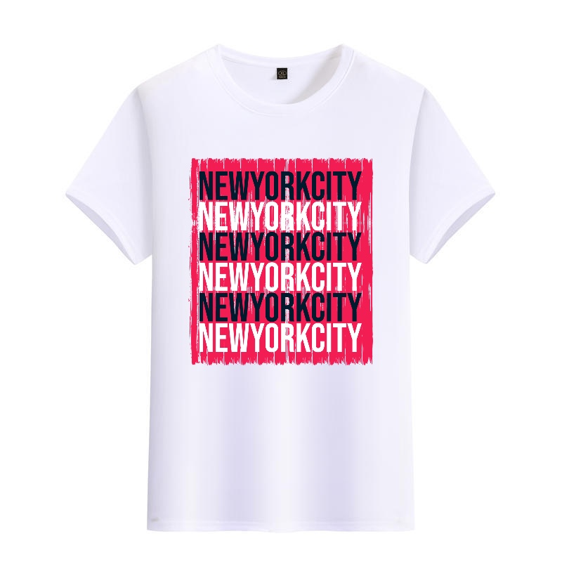 Men's Black Round-Neck Short-S - Street Fashion In New York ulasan dan harga